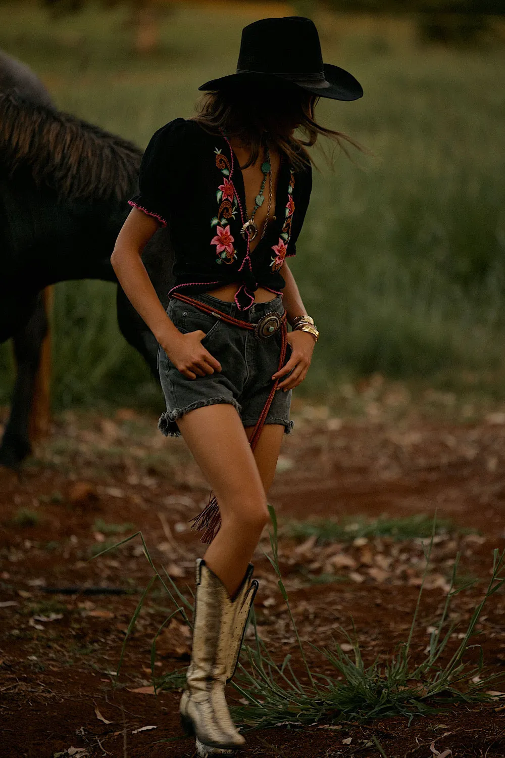 Song Of The Wind Embroidered Blouse