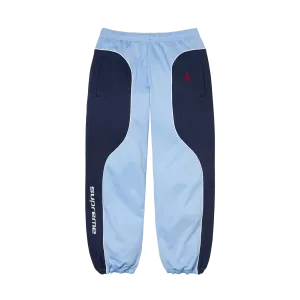 Supreme x Jordan Track Pants 'Light Blue/Navy'