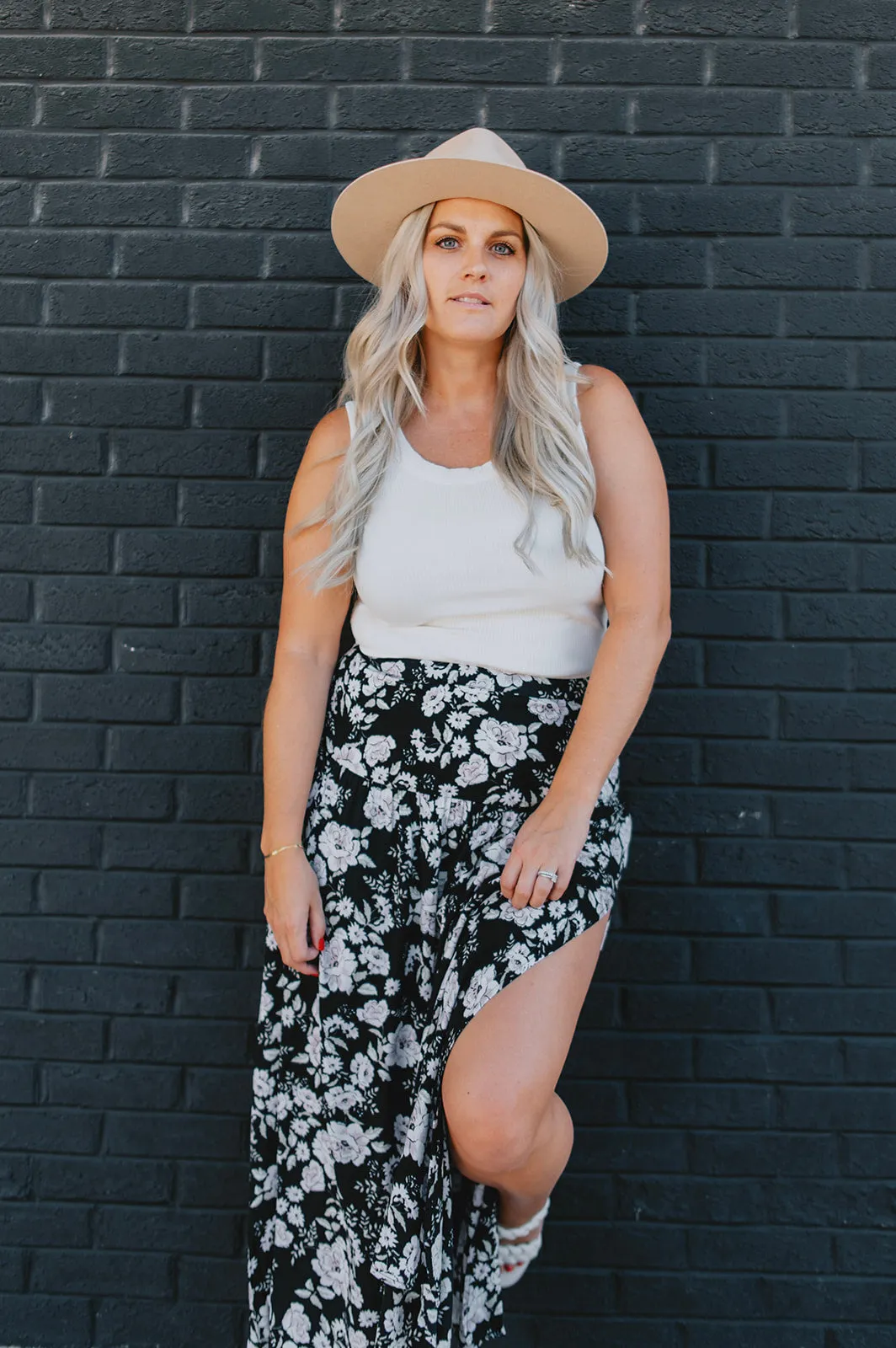 The Whitney Maxi Skirt by Saltwater Luxe - Floral