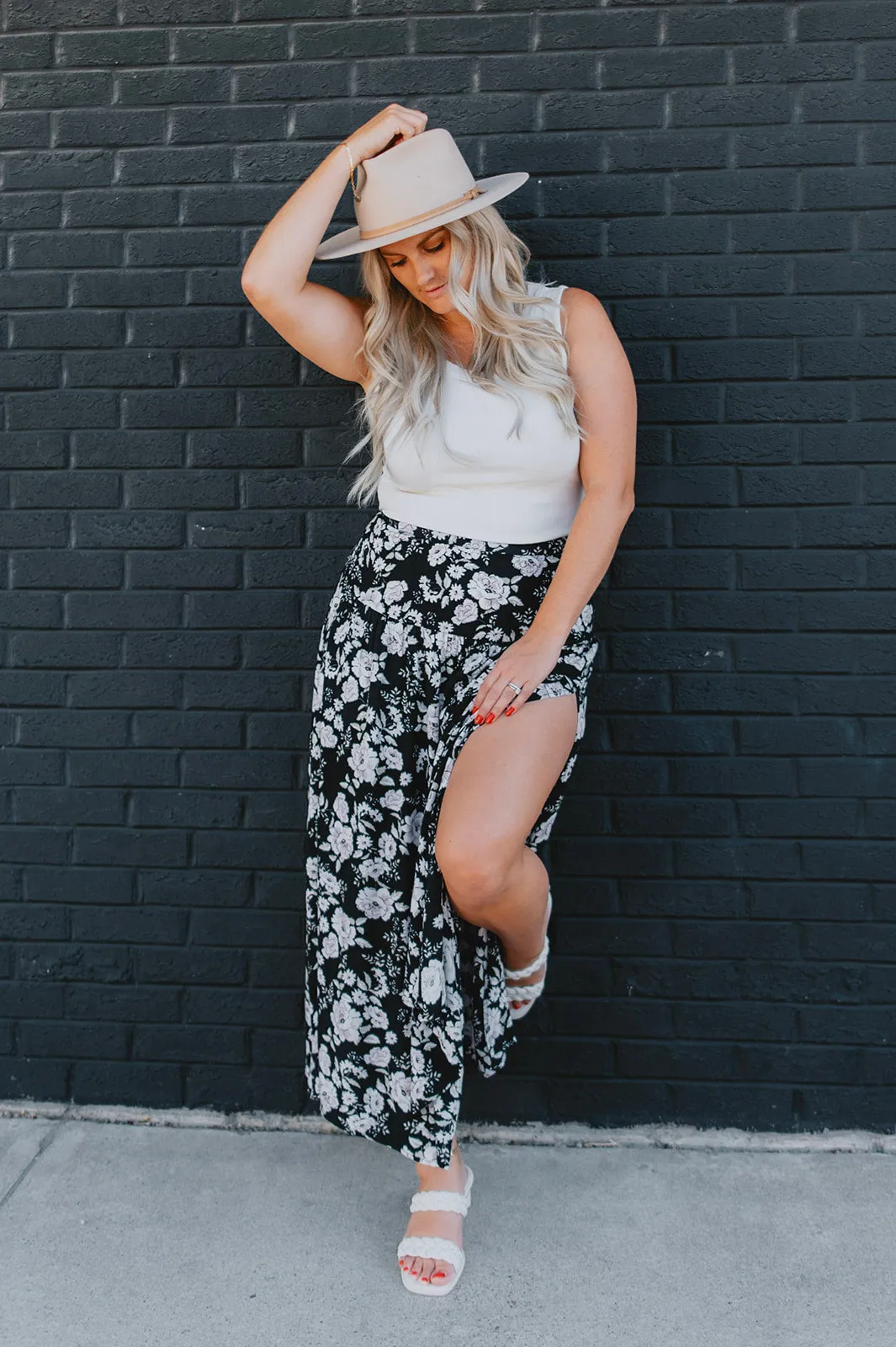 The Whitney Maxi Skirt by Saltwater Luxe - Floral