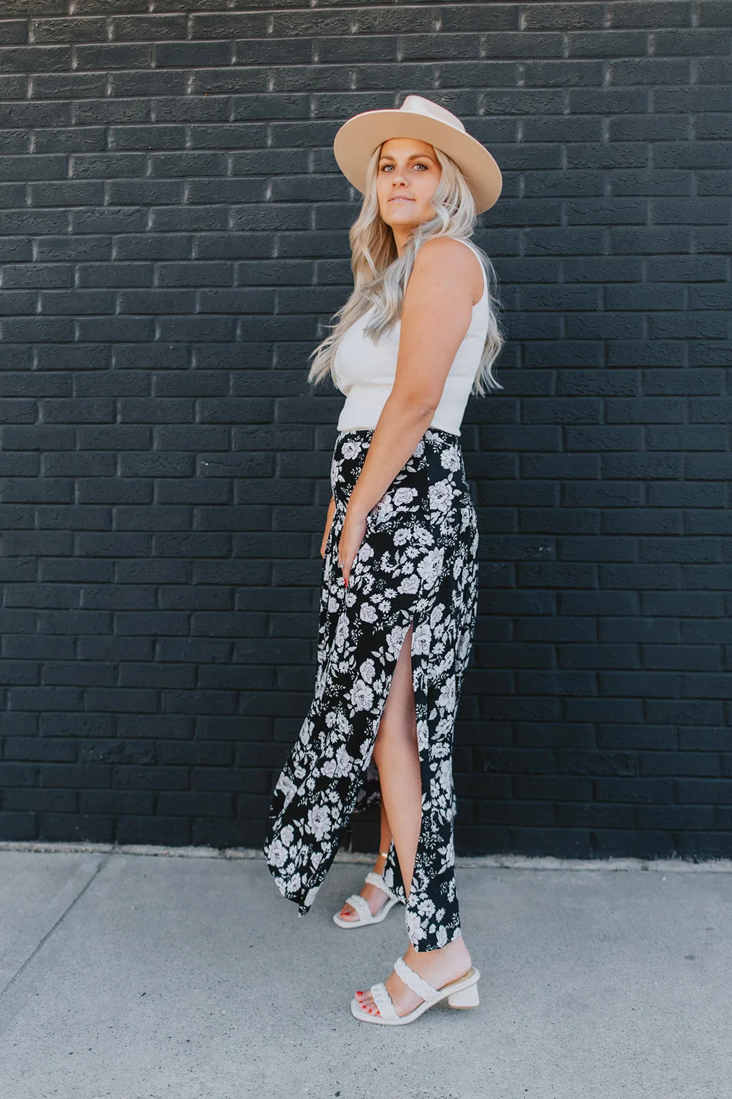 The Whitney Maxi Skirt by Saltwater Luxe - Floral