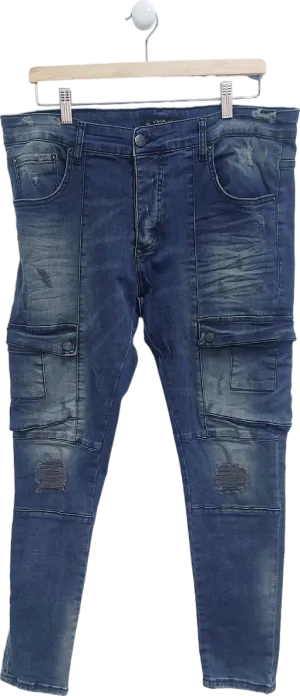 Uniplay Blue Skinny Fit Jeans W34 L34