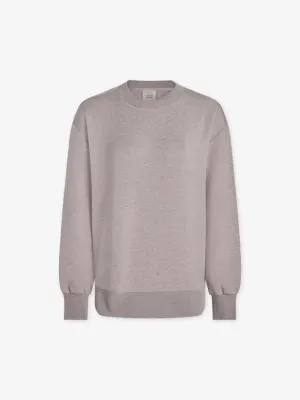 Varley Gabriella Sweat - Taupe Marl