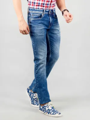 Victoria Blue Washed Straight Fit Jeans | Greenfibre