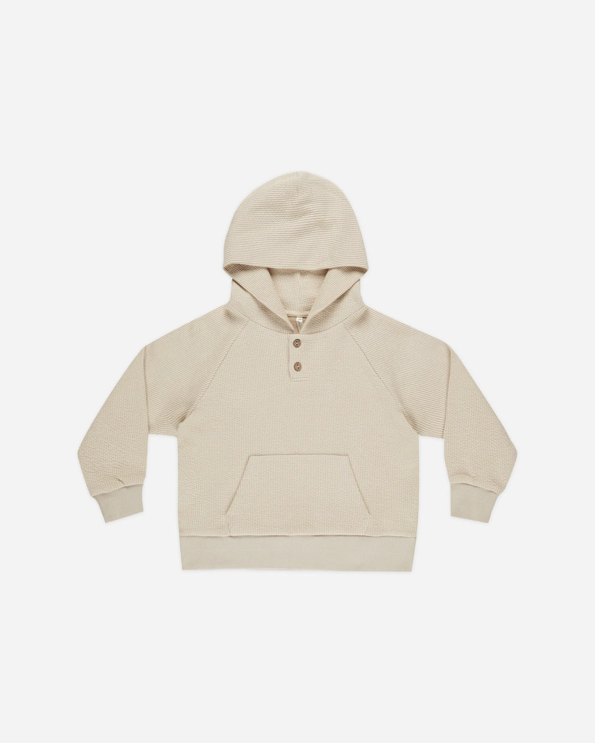 Waffle Hoodie || Stone