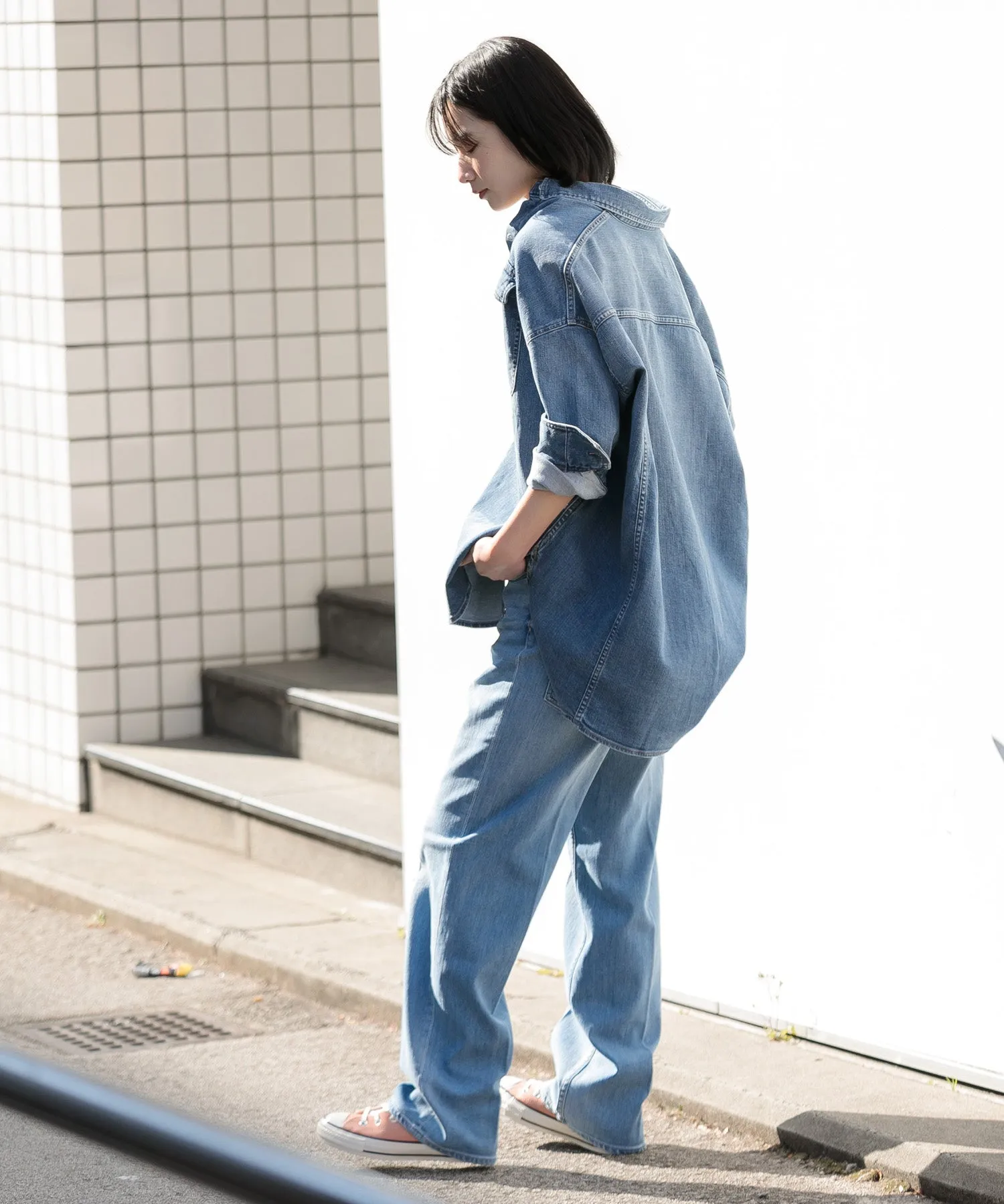 【WOMEN】Healthy denim Nuts Light Pocket