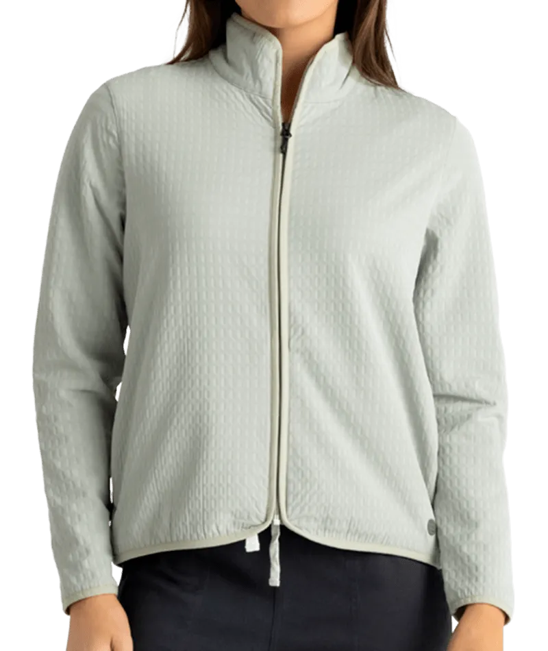 Womens Gridback Fleece Jacket